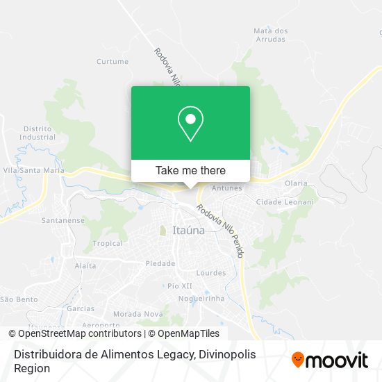 Distribuidora de Alimentos Legacy map