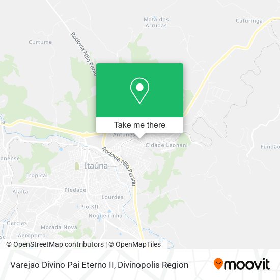 Varejao Divino Pai Eterno II map