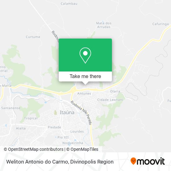 Weliton Antonio do Carmo map