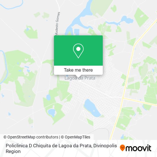 Policlinica D Chiquita de Lagoa da Prata map