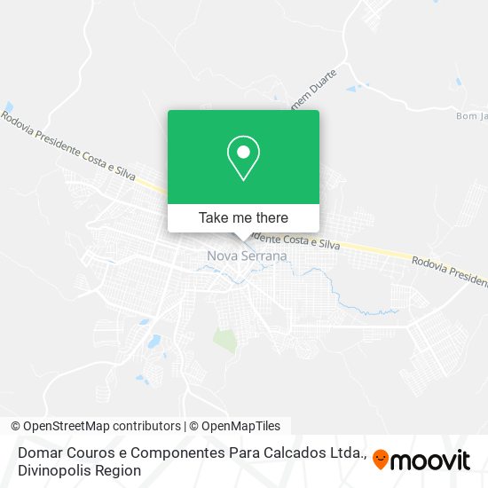 Domar Couros e Componentes Para Calcados Ltda. map