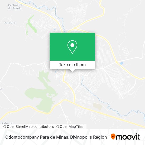 Odontocompany Para de Minas map
