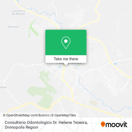 Mapa Consultório Odontológico Dr. Heliene Teixeira