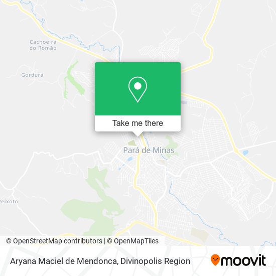 Aryana Maciel de Mendonca map