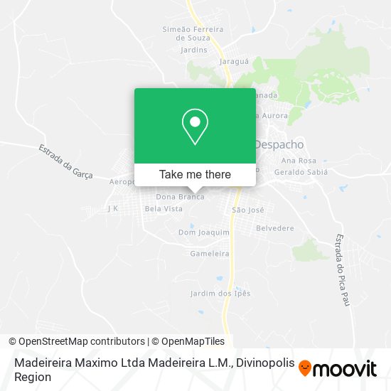 Madeireira Maximo Ltda Madeireira L.M. map