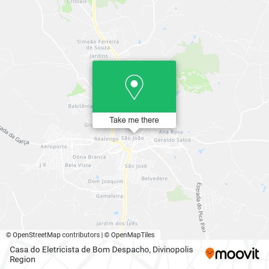 Casa do Eletricista de Bom Despacho map