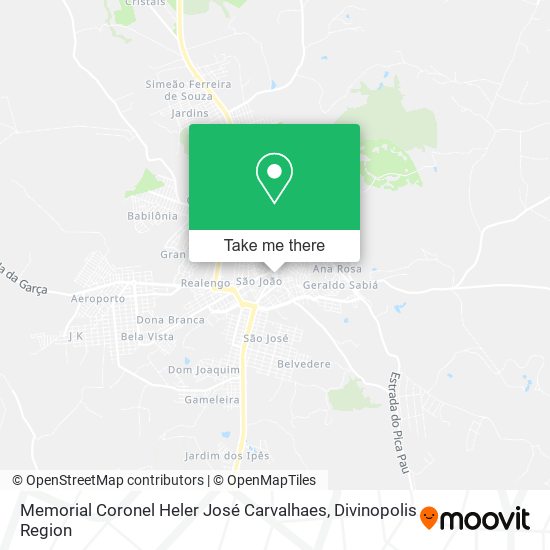 Memorial Coronel Heler José Carvalhaes map