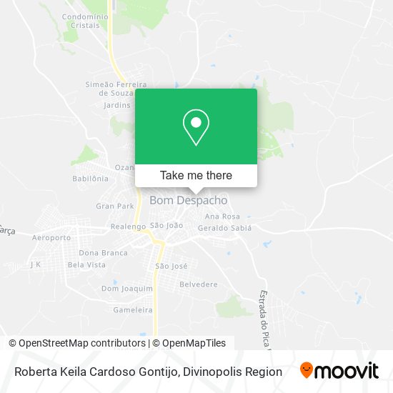Roberta Keila Cardoso Gontijo map