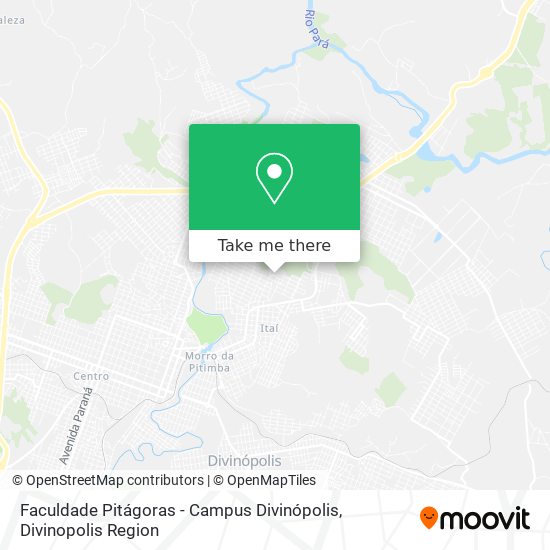 Faculdade Pitágoras - Campus Divinópolis map