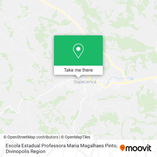 Mapa Escola Estadual Professora Maria Magalhaes Pinto
