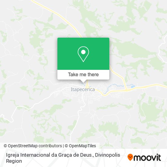 Igreja Internacional da Graça de Deus. map