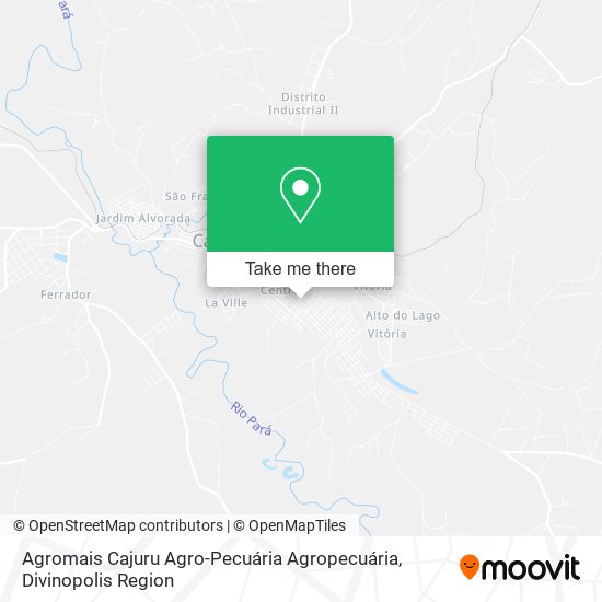 Mapa Agromais Cajuru Agro-Pecuária Agropecuária