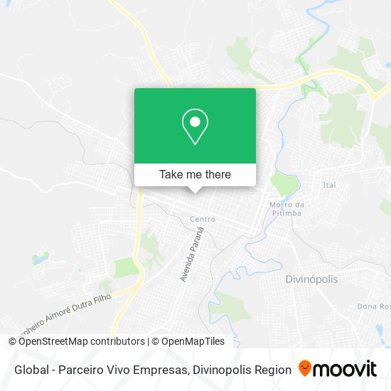 Mapa Global - Parceiro Vivo Empresas