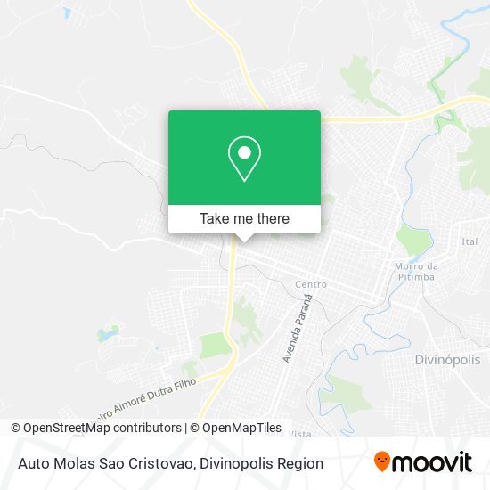 Auto Molas Sao Cristovao map