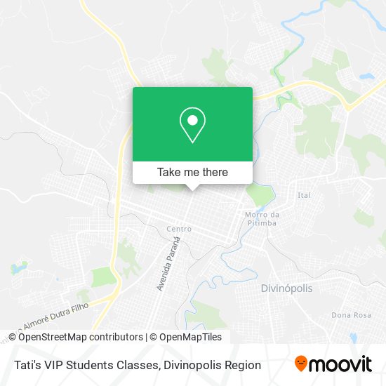 Tati's VIP Students Classes map