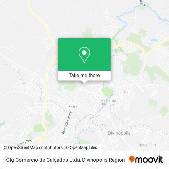 Glg Comércio de Calçados Ltda map