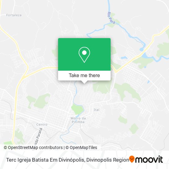 Terc Igreja Batista Em Divinópolis map