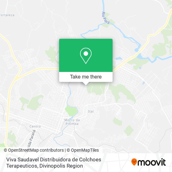 Mapa Viva Saudavel Distribuidora de Colchoes Terapeuticos