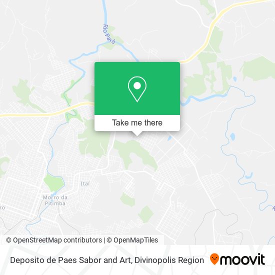 Mapa Deposito de Paes Sabor and Art
