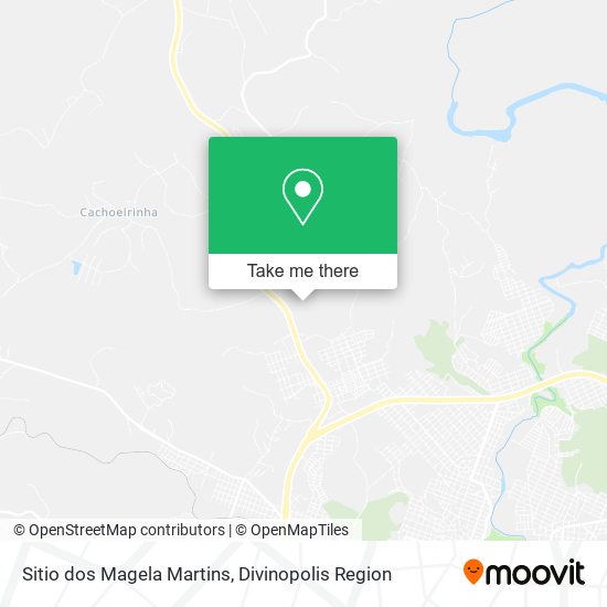 Sitio dos Magela Martins map