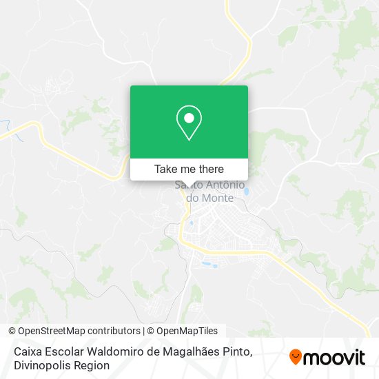 Caixa Escolar Waldomiro de Magalhães Pinto map