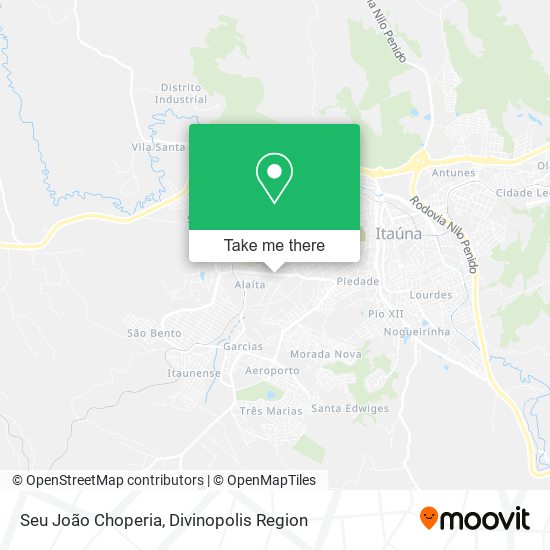 Seu João Choperia map