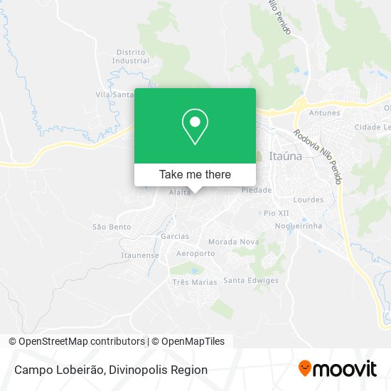 Campo Lobeirão map