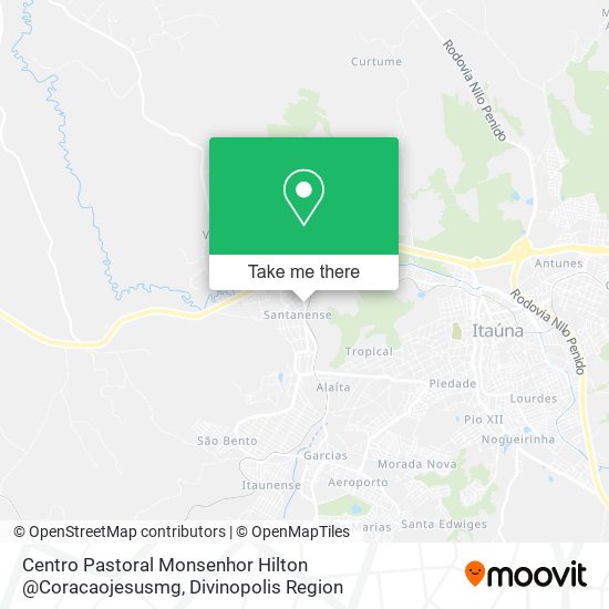 Centro Pastoral Monsenhor Hilton @Coracaojesusmg map