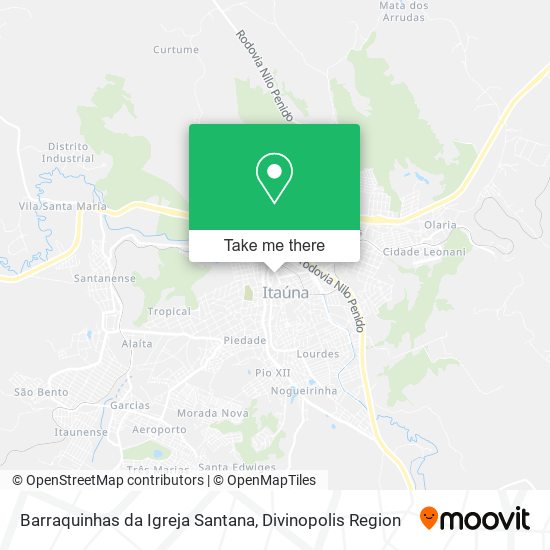 Barraquinhas da Igreja Santana map