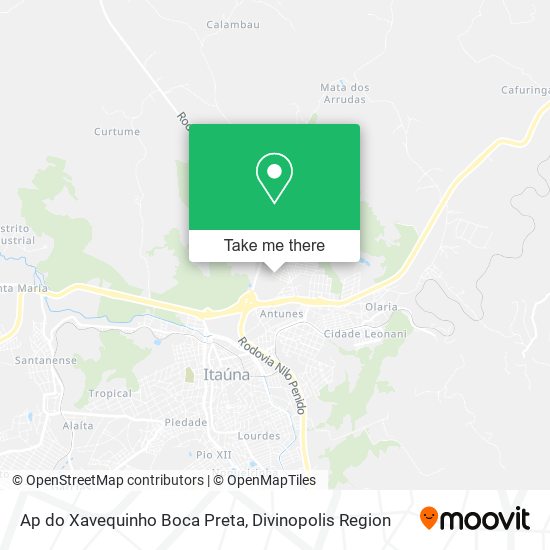 Ap do Xavequinho Boca Preta map