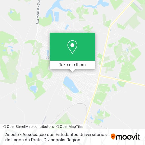 Mapa Aseulp - Associação dos Estudantes Universitários de Lagoa da Prata