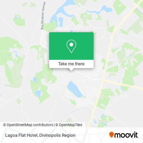 Mapa Lagoa Flat Hotel