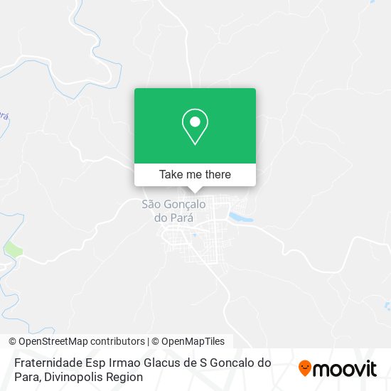 Fraternidade Esp Irmao Glacus de S Goncalo do Para map