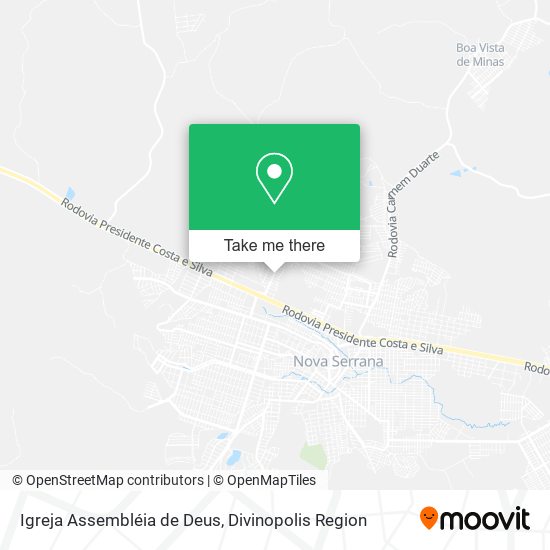 Igreja Assembléia de Deus map