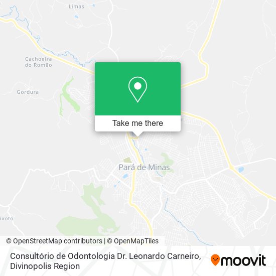 Consultório de Odontologia Dr. Leonardo Carneiro map