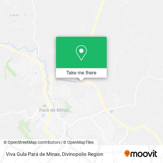 Viva Gula Pará de Minas map