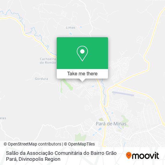 Salão da Associação Comunitária do Bairro Grão Pará map