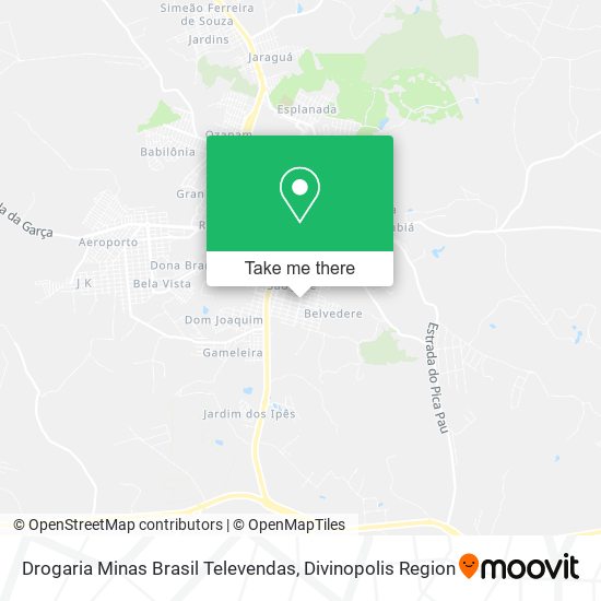 Drogaria Minas Brasil Televendas map