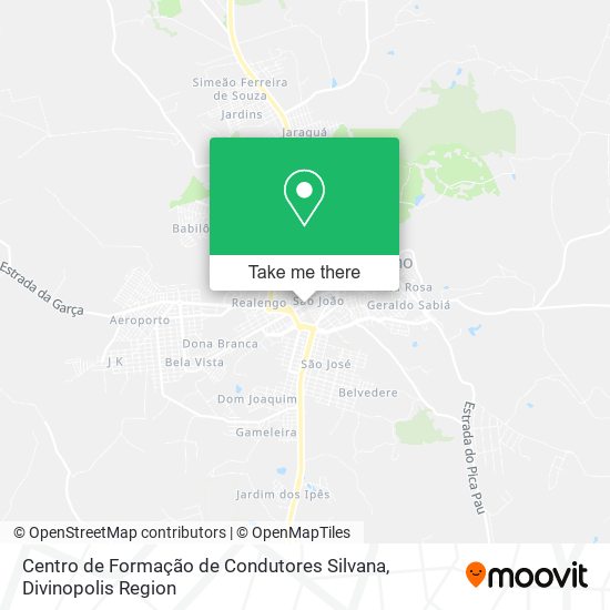 Centro de Formação de Condutores Silvana map
