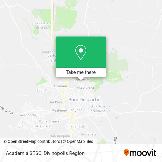 Academia SESC map