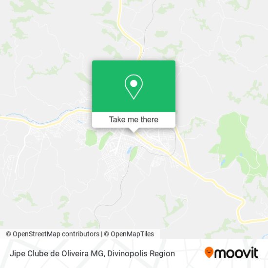 Mapa Jipe Clube de Oliveira MG