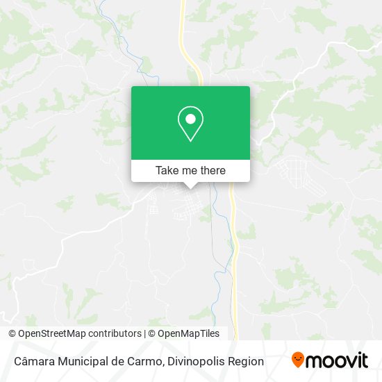 Câmara Municipal de Carmo map