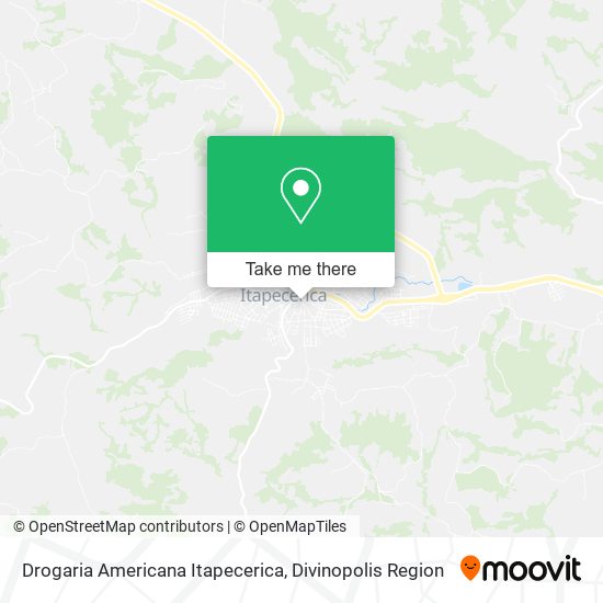 Drogaria Americana Itapecerica map