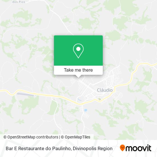 Bar E Restaurante do Paulinho map