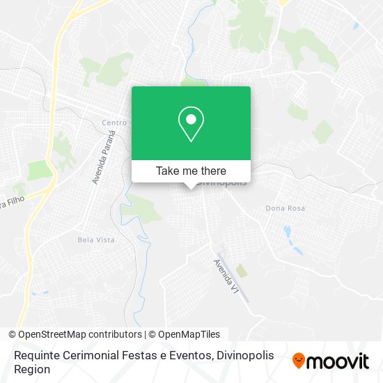 Requinte Cerimonial Festas e Eventos map