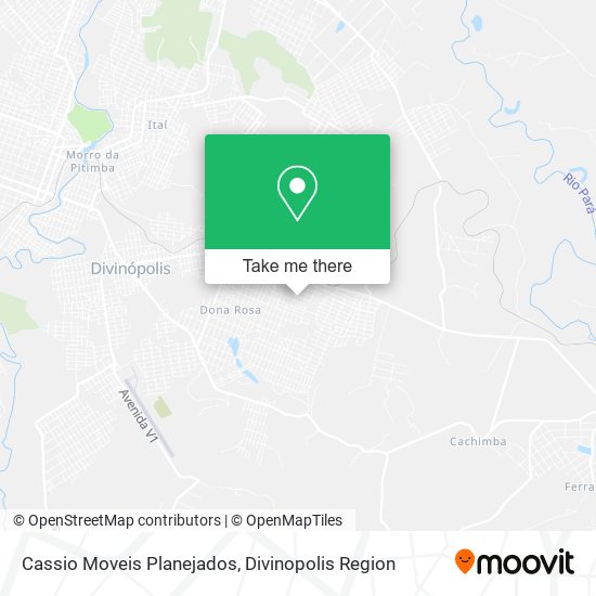 Mapa Cassio Moveis Planejados