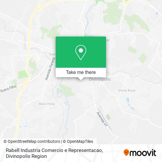 Rabell Industria Comercio e Representacao map