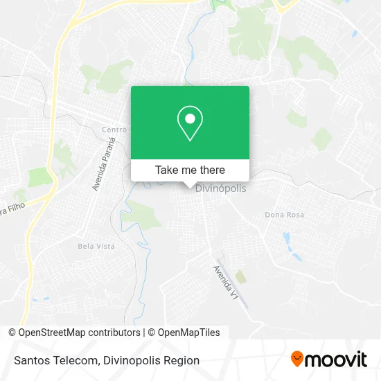 Santos Telecom map