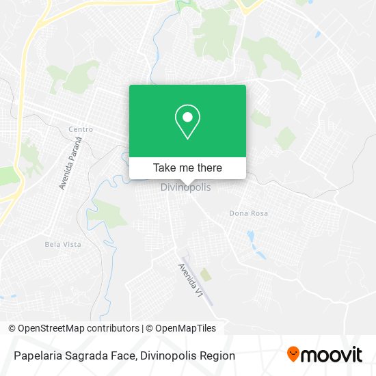 Papelaria Sagrada Face map