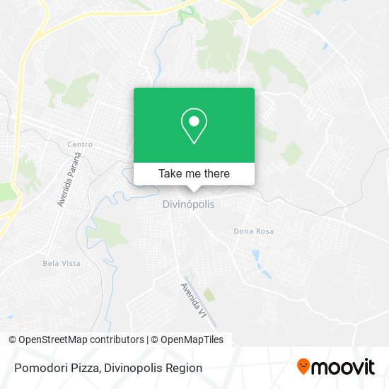 Pomodori Pizza map